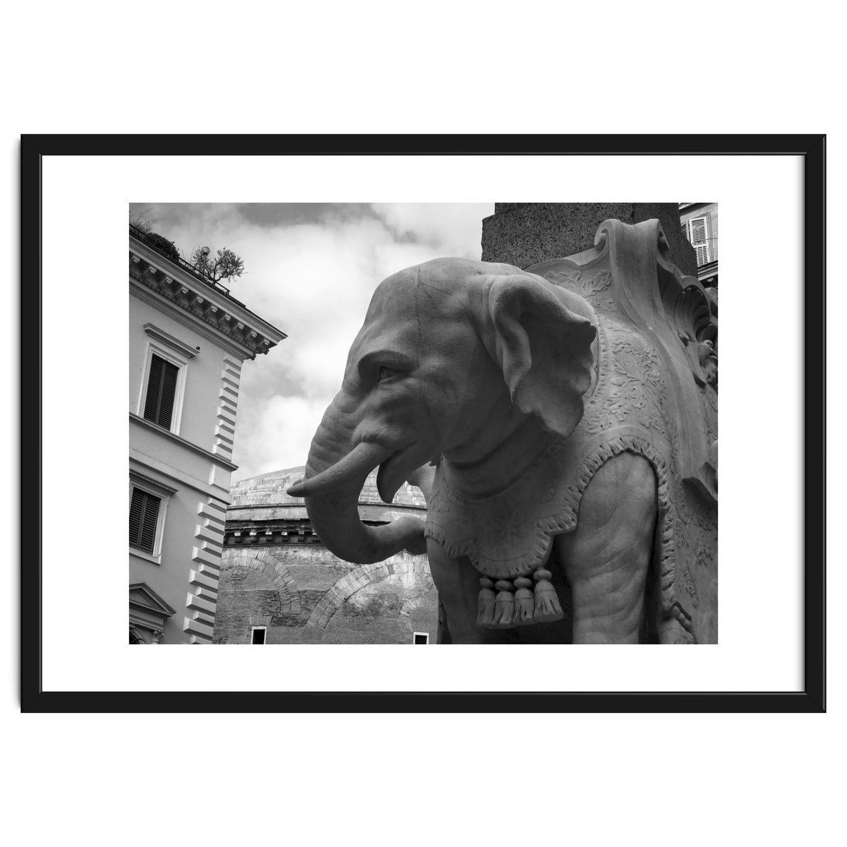 Elephant and Obelisk