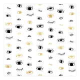 Gold and black eyes and lashes pattern (Print Only) thumbnail