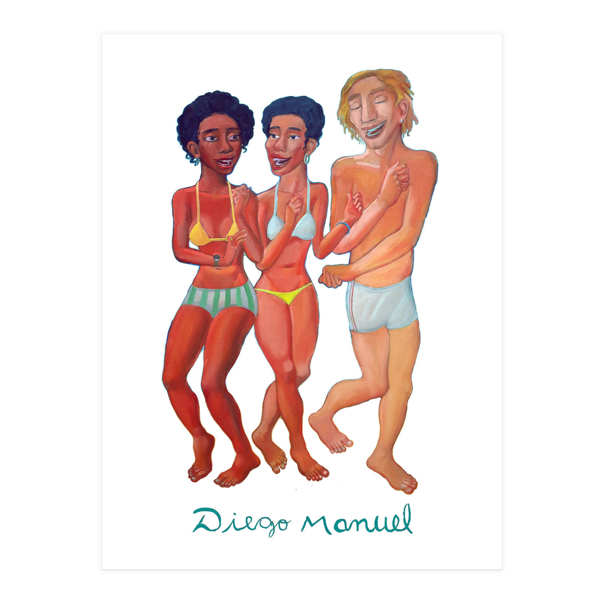 Bailando En La Playa 12 (Print Only)