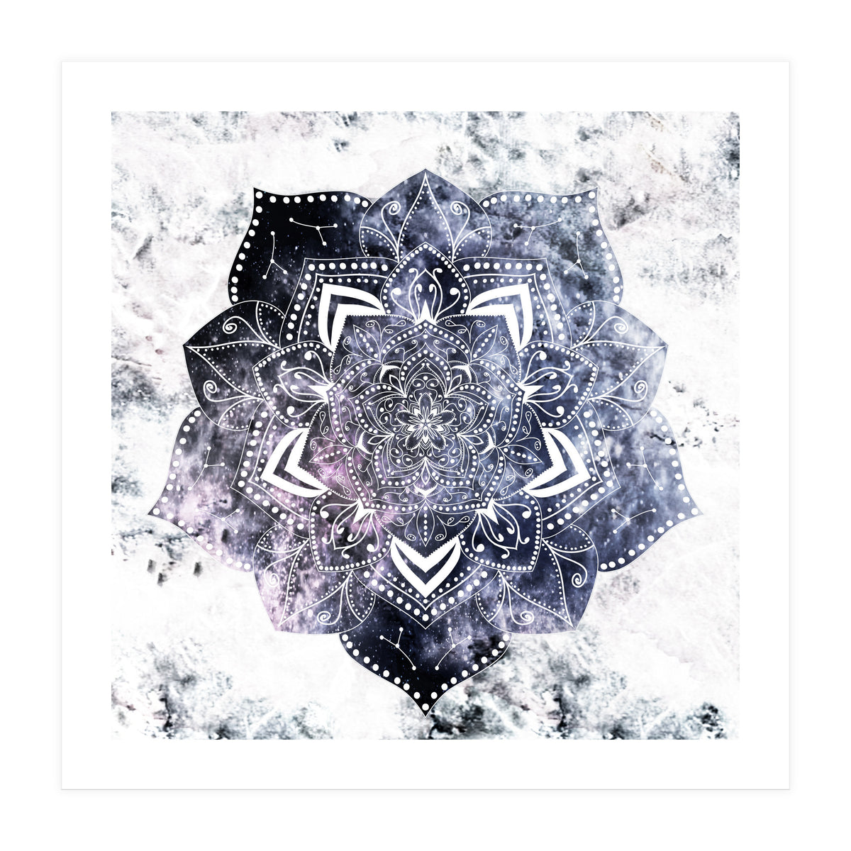 Cancer Constellation Mandala (Print Only)