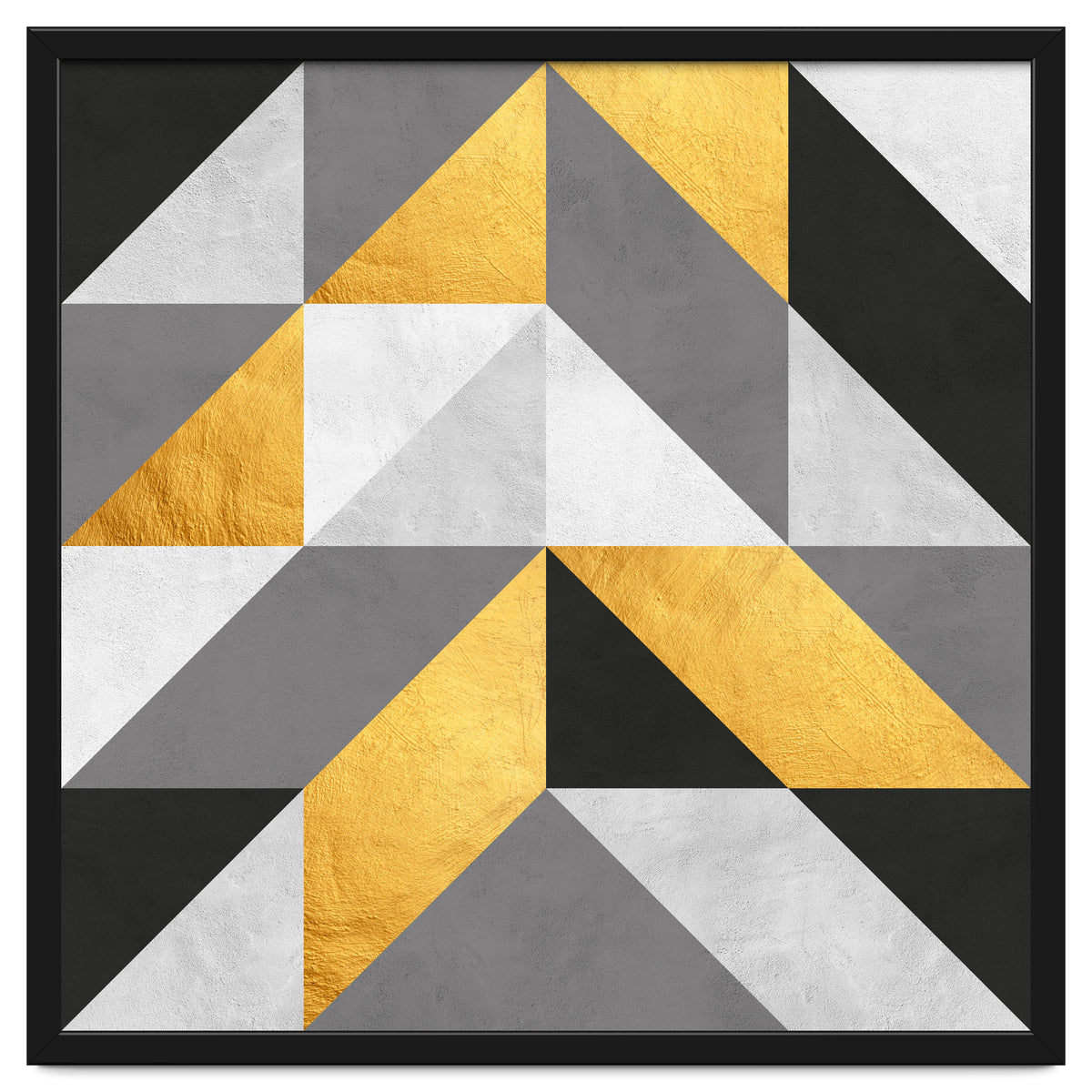 Gray and Gold Composition V