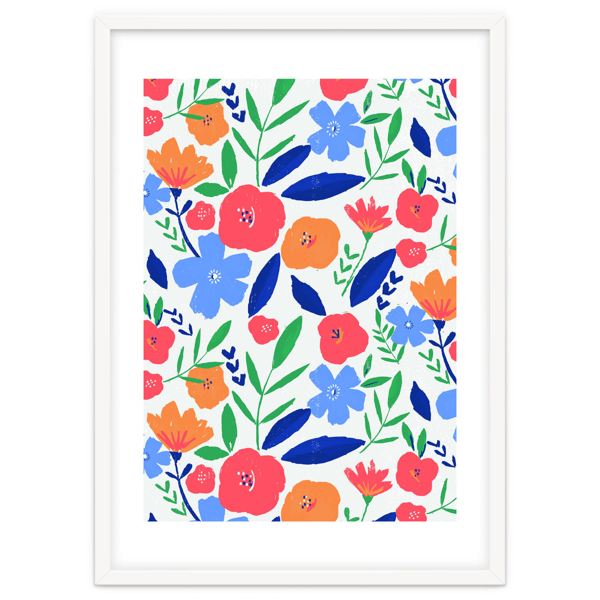 Bold Floral All Over Pattern