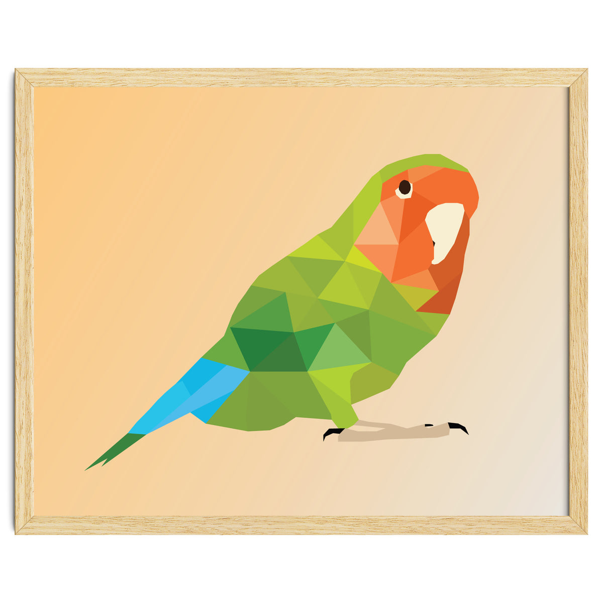 Parrot Low Poly Art