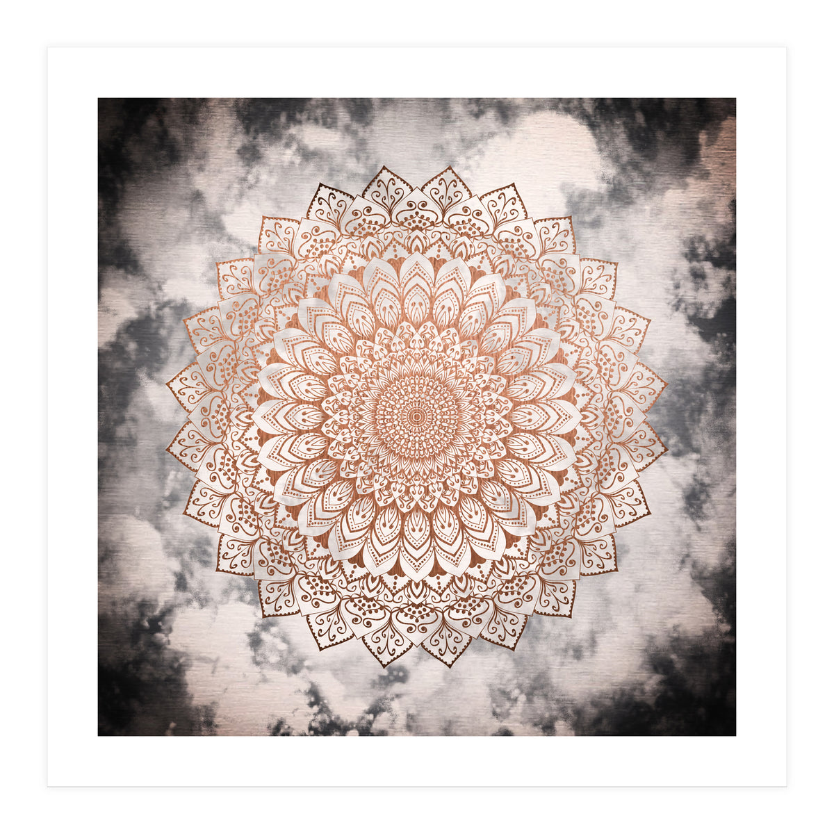Rose Night Mandala (Print Only)