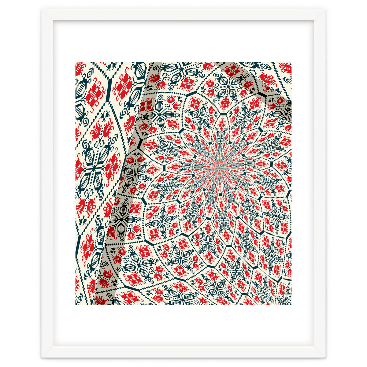 Romanian embroidery background 3