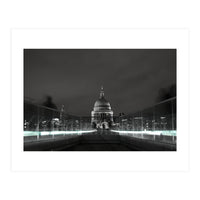 St Paul's Millennium Bridge London (Print Only)