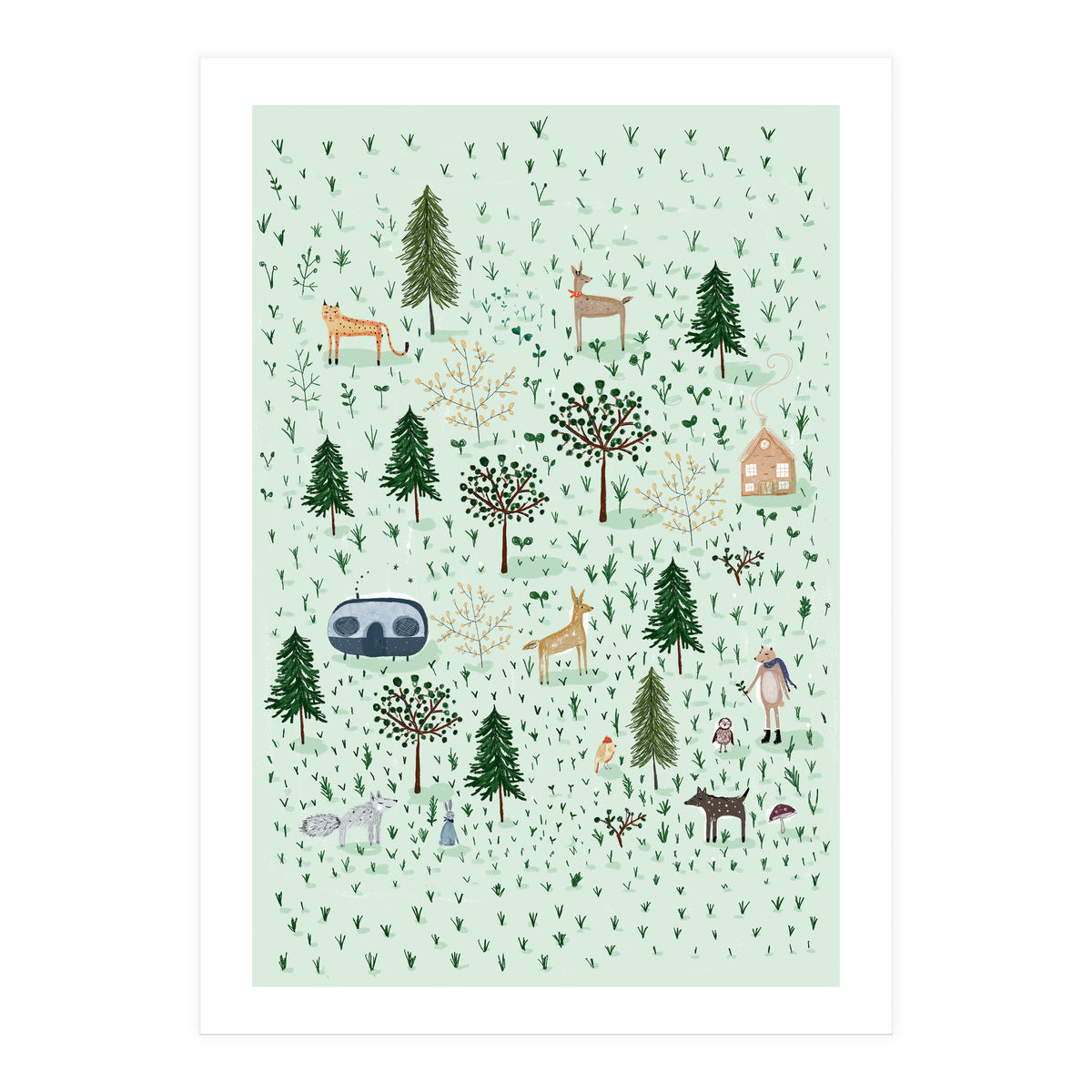 Tiny Forest  (Print Only)