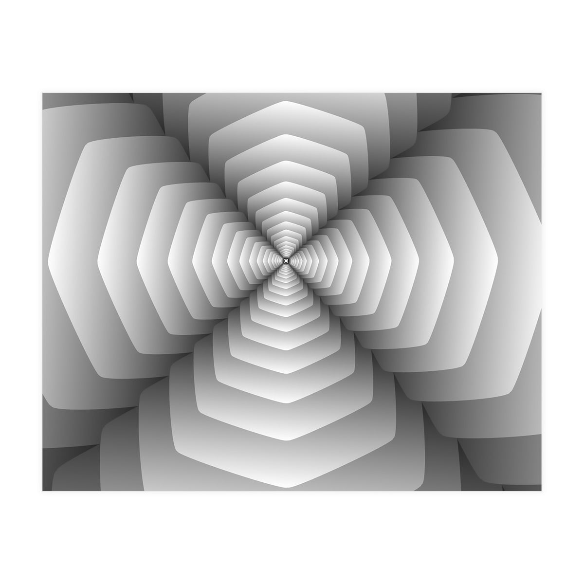 3d Tunnel Abstract  (Print Only)