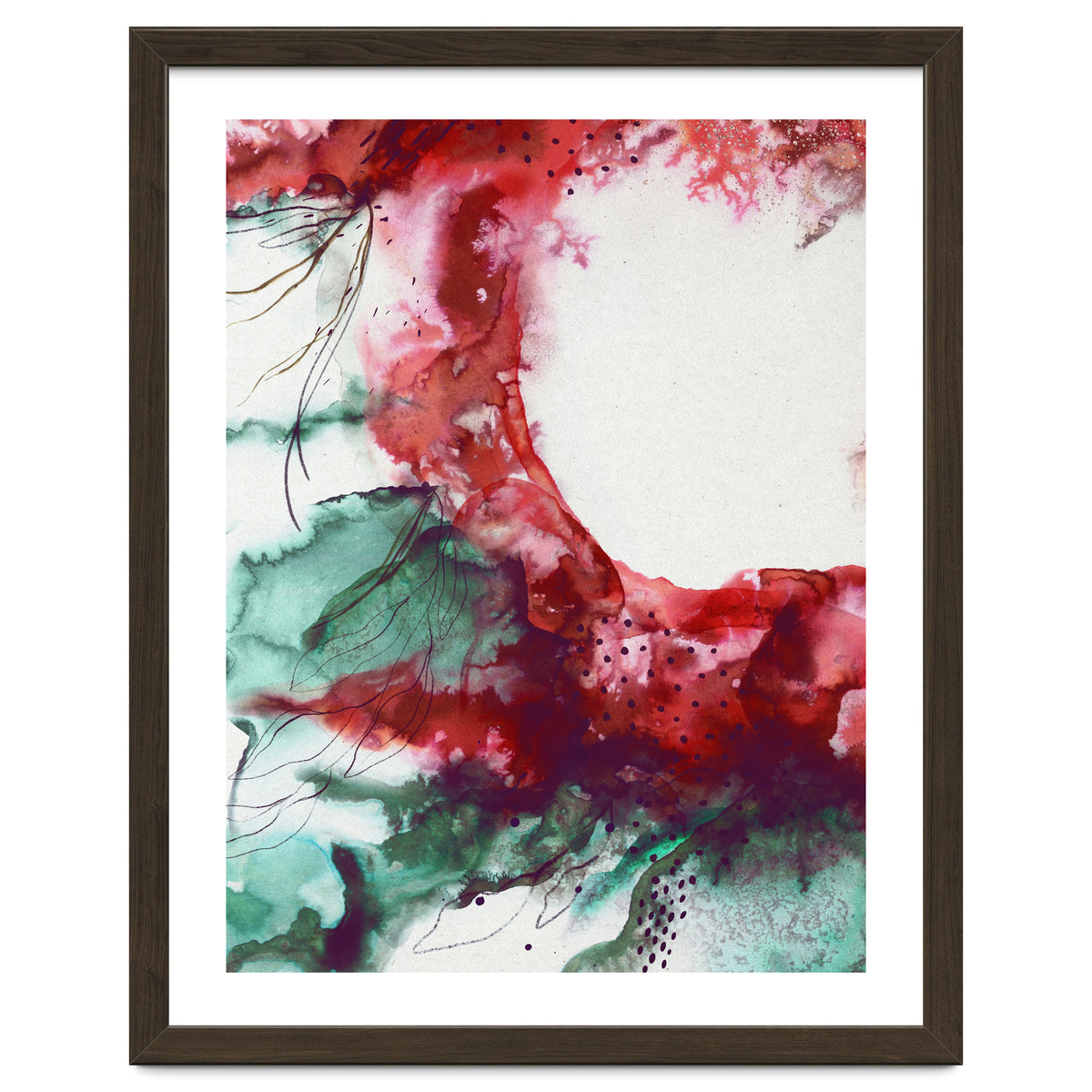 Abstract floral explosion