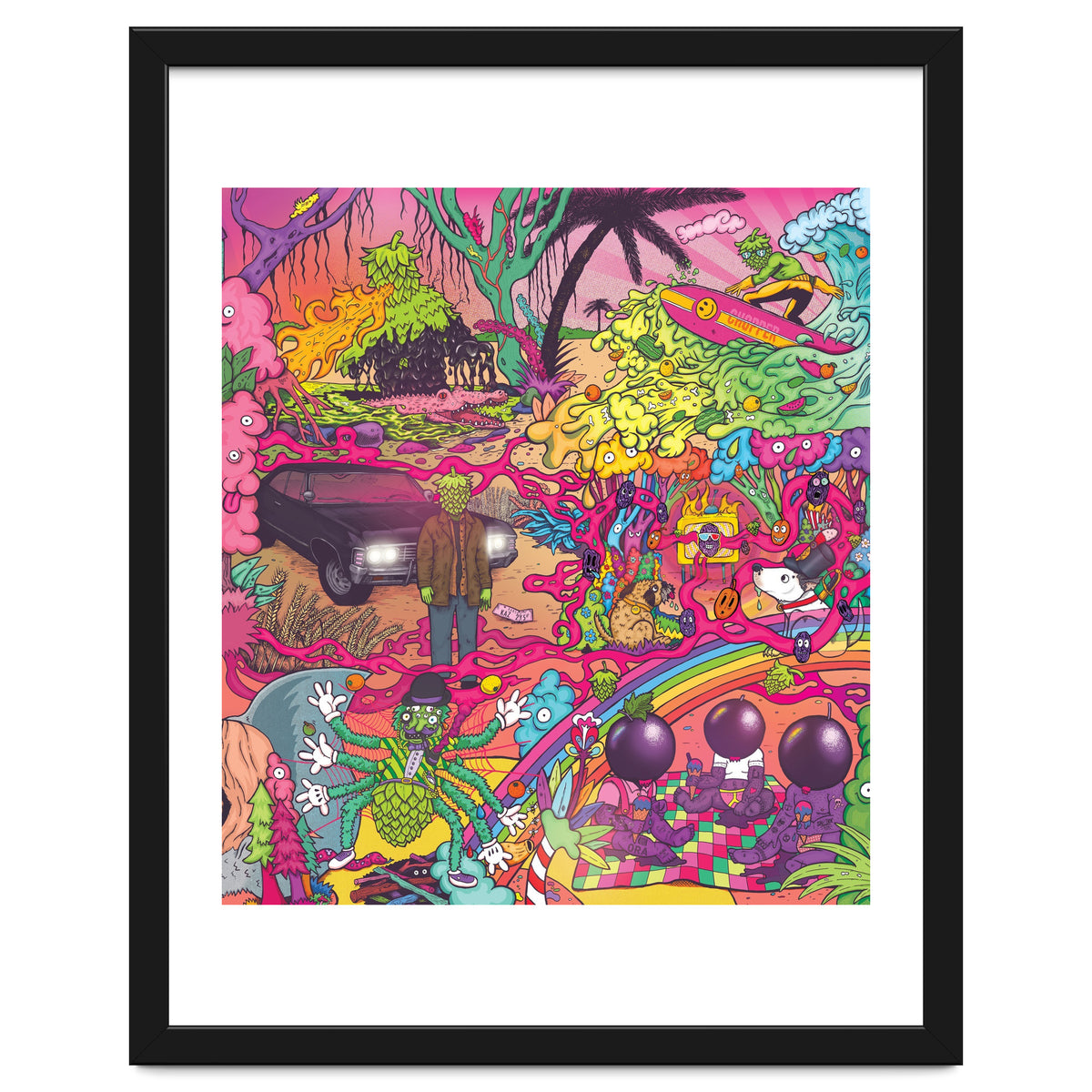 ABBEYDALE BREWERY COLLAB SERIES #2 FULL ILLUSTRATION - THORNBRIDGE, WILDE CHILD, RIDGESIDE, TORRSIDE, BOX SOCIAL, ORA BREWING