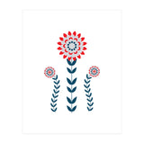 Scandi Folk Flowers  (Print Only) thumbnail