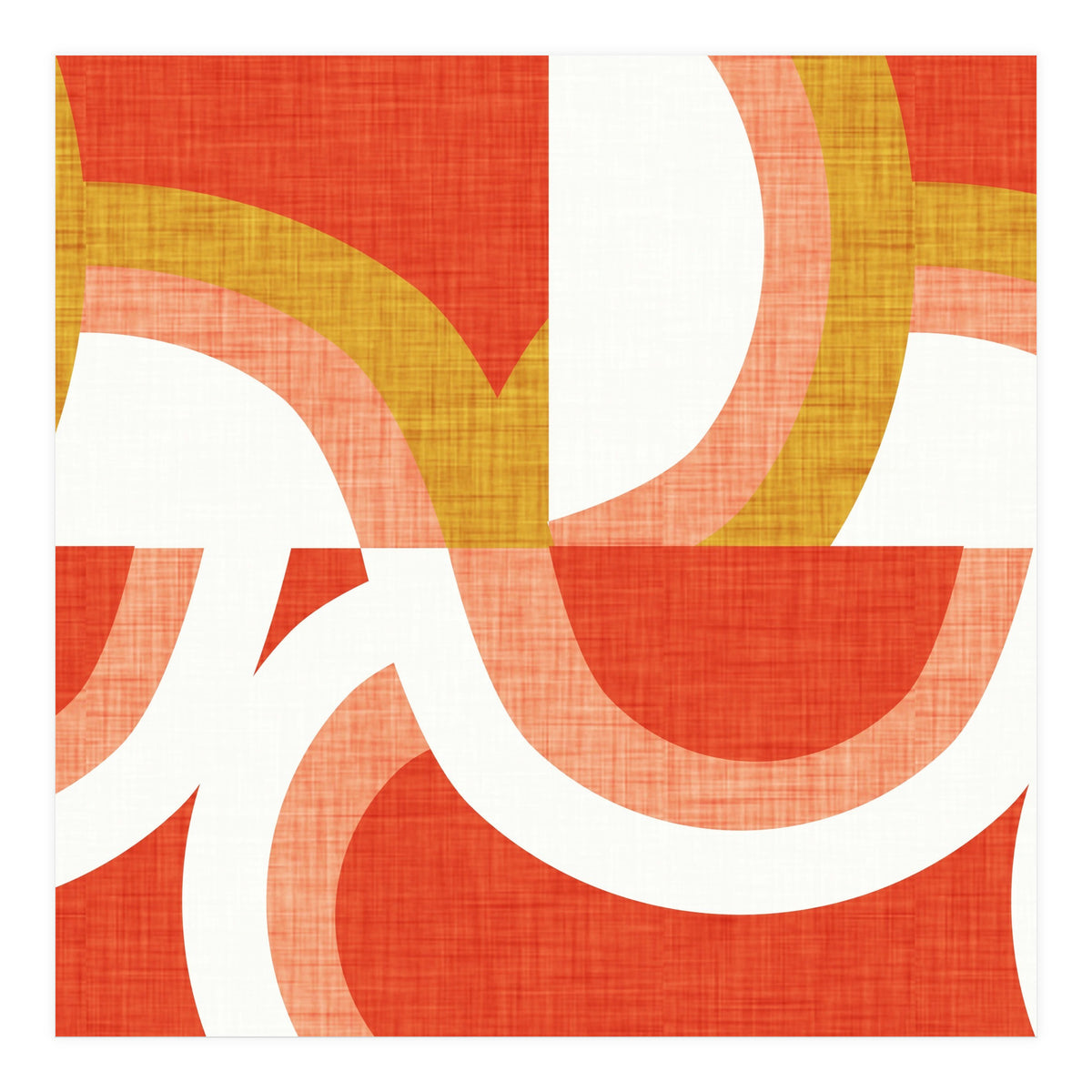 New Mid Mod Freeway Orange  (Print Only)