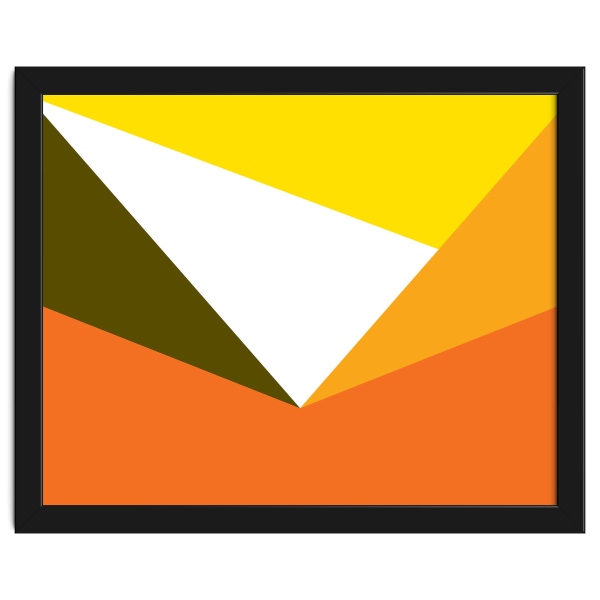 Geometric Shapes No. 58 - yellow & orange