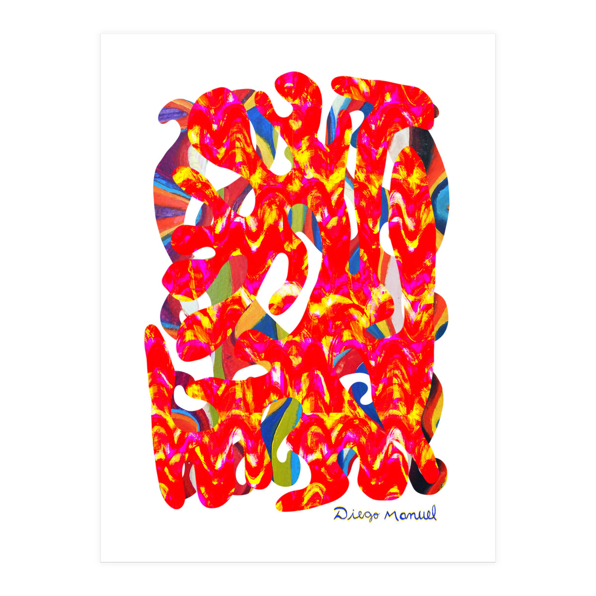 Pop Abstract Asimetrico 26 Copia (Print Only)