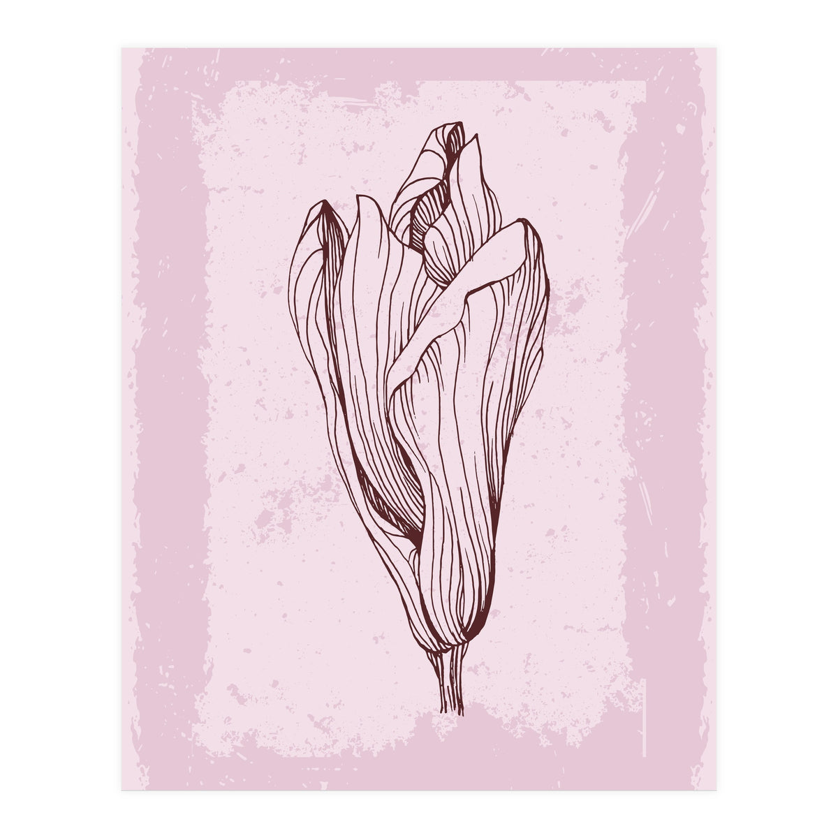 Magnolia Neutral Abstract Botanical (Print Only)