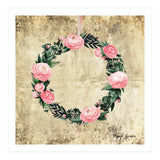 Wreath #Rose Flowers #Royal collection (Print Only) thumbnail