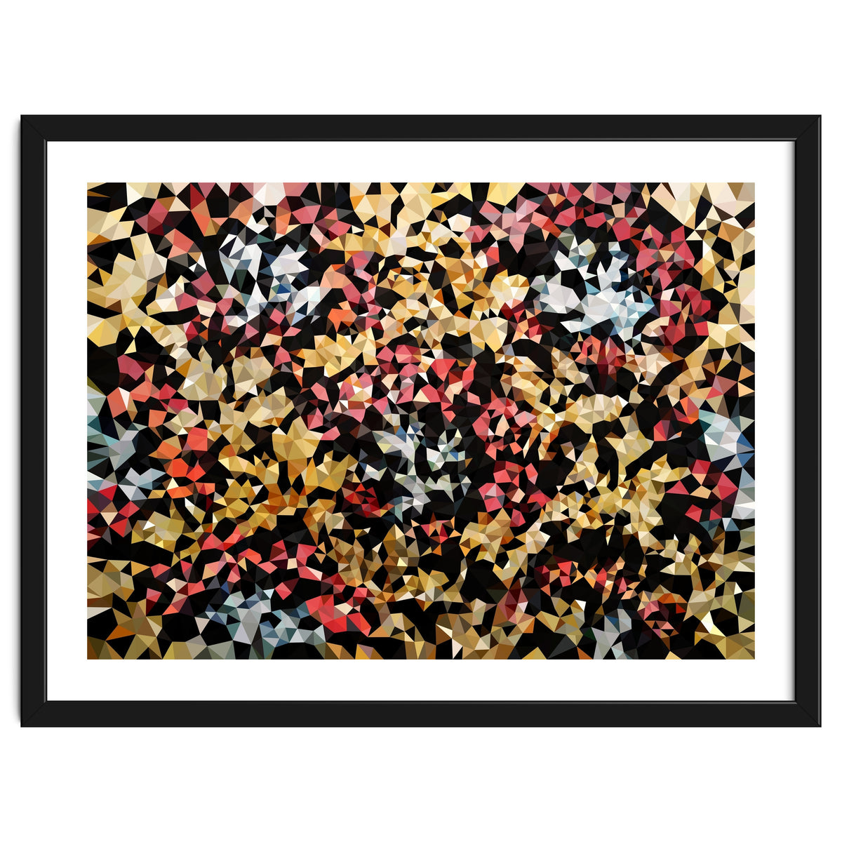 Floral Gold Geometric