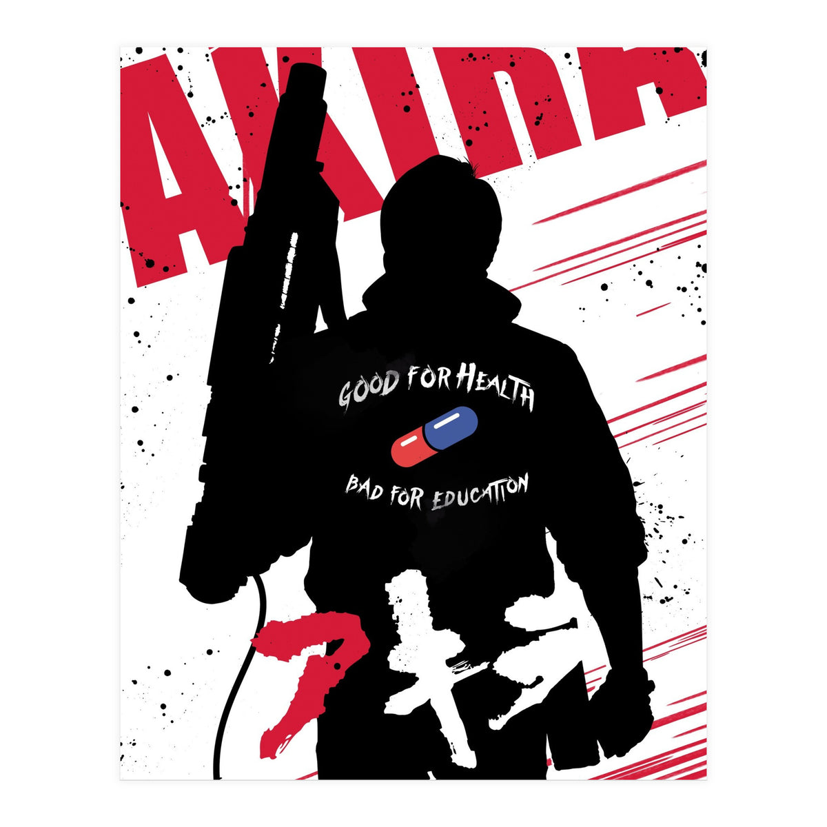 Akira movie poster (Print Only)