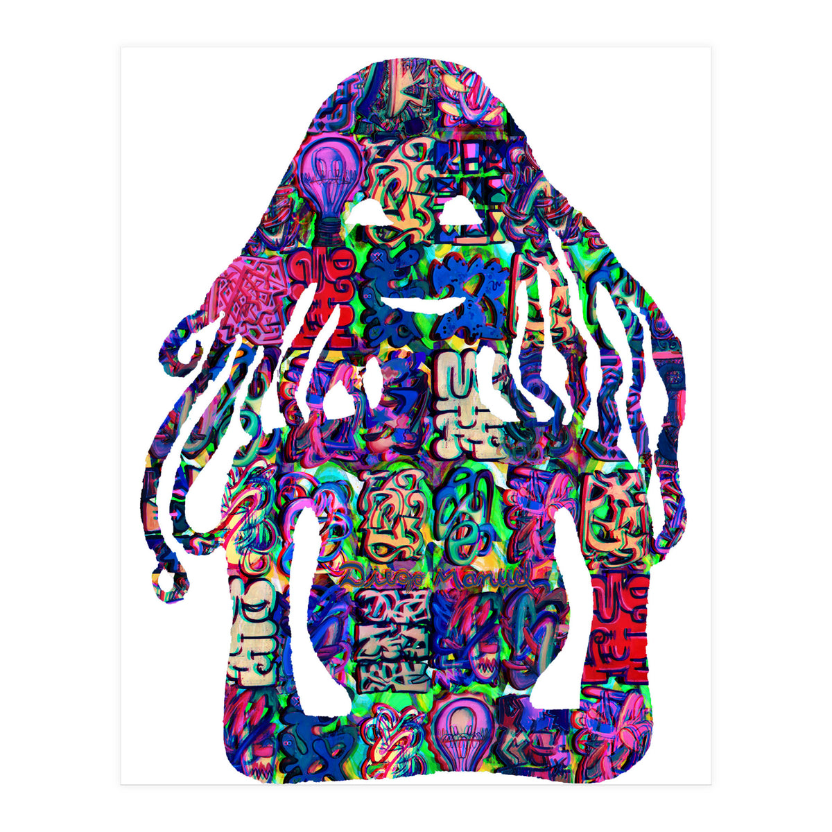 Mujer Digital 4 8  (Print Only)