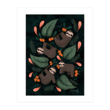 Floral Sloths (Print Only) thumbnail