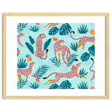 Cheetahs In The Grapefruit Grove, Tropical Jungle bohemian Wildlife, Tiger Wild Cat Nature Forest thumbnail