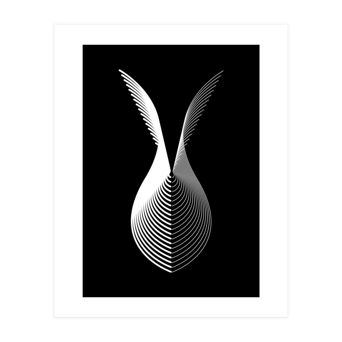 Wings_Black (Print Only)