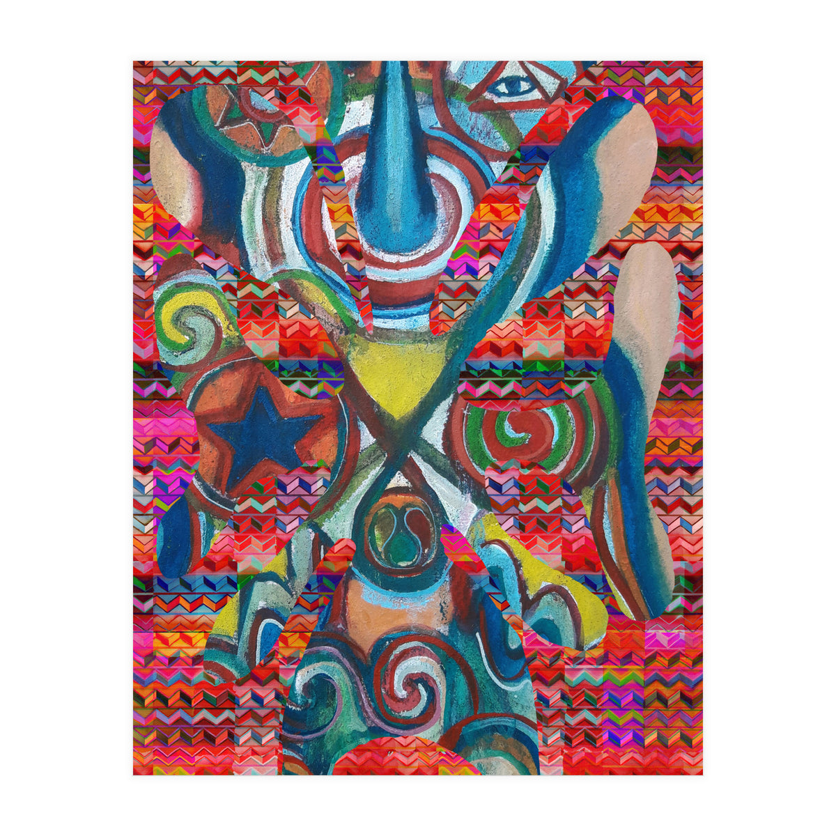 Pop Abstract 2023 Tapiz 17 (Print Only)