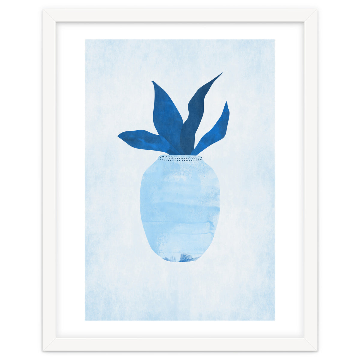 Blue vase