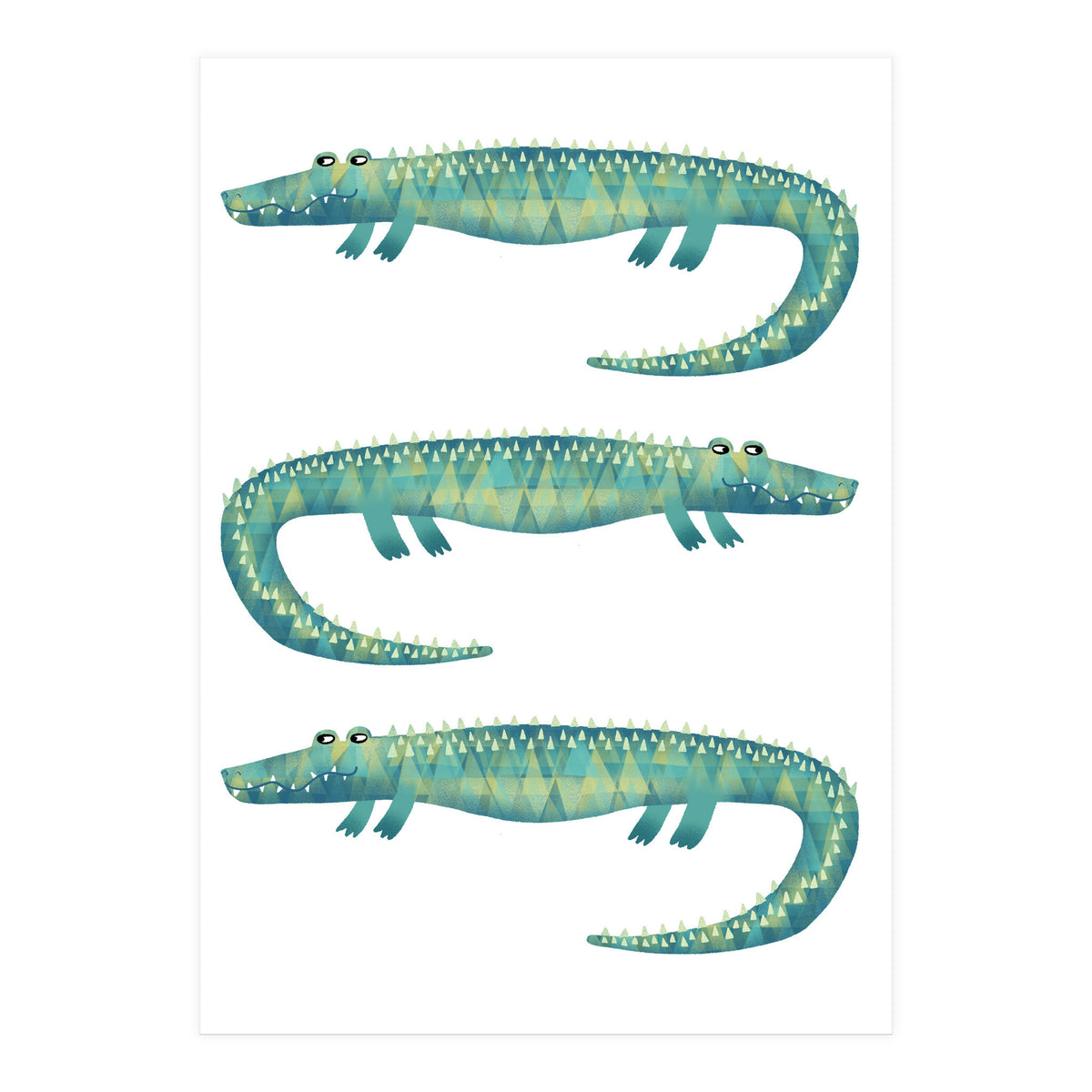 Alligator Trio (Print Only)