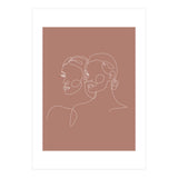Double woman line-b (Print Only) thumbnail