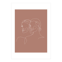 Double woman line-b (Print Only)