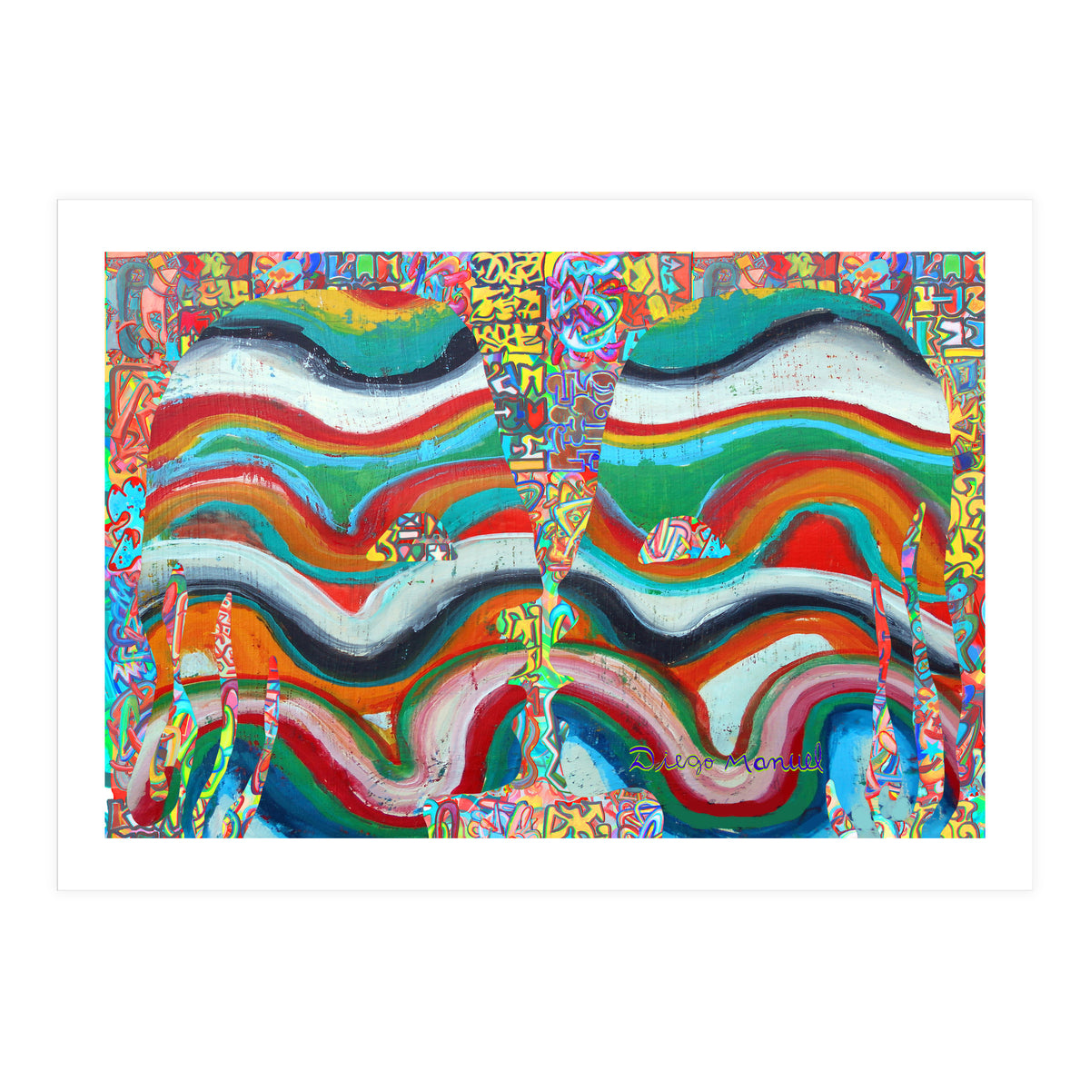 Abstracto Pop Nuevo B8 (Print Only)