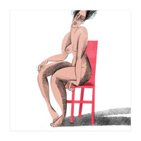 Lady On A Chair (Print Only)
