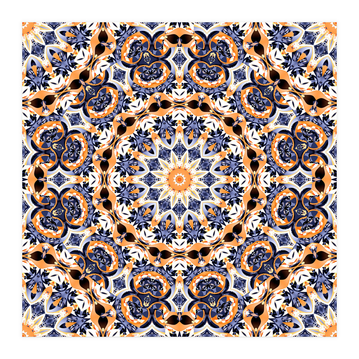 Abstract Mandala Pattern (Print Only)