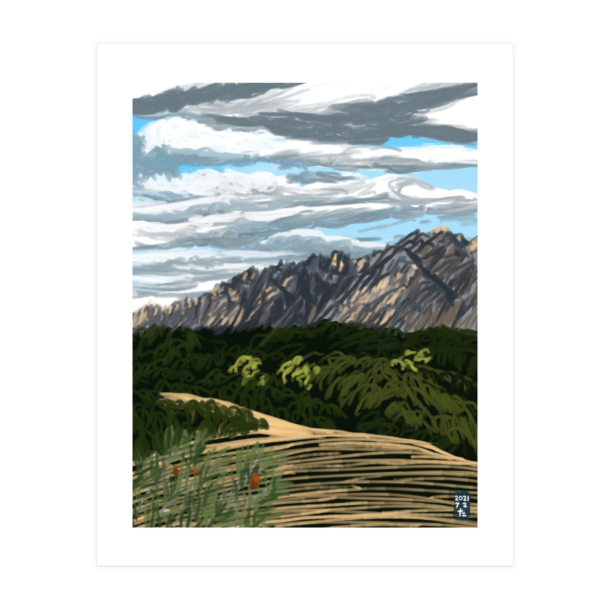 Clouds Are Moving (Print Only)