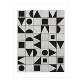 My Favorite Geometric Patterns No.12 - Grey (Print Only) thumbnail