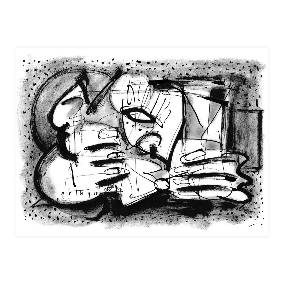 Drinker - b&w (Print Only)