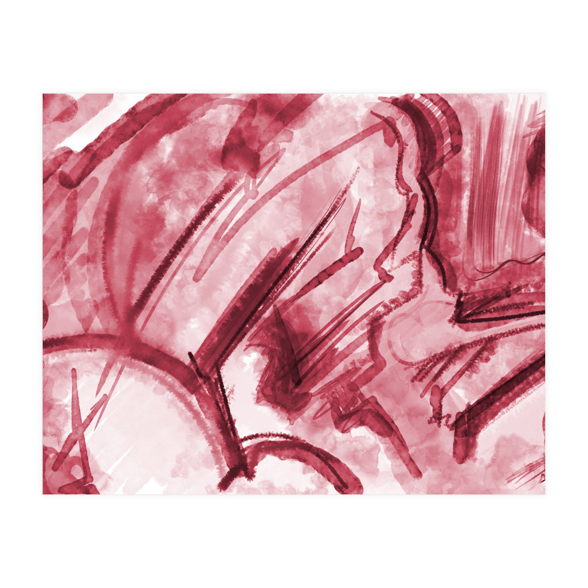 Red And Beautiful (Print Only)