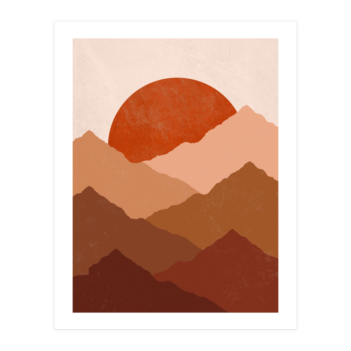 Sunset Mountain  (Print Only)