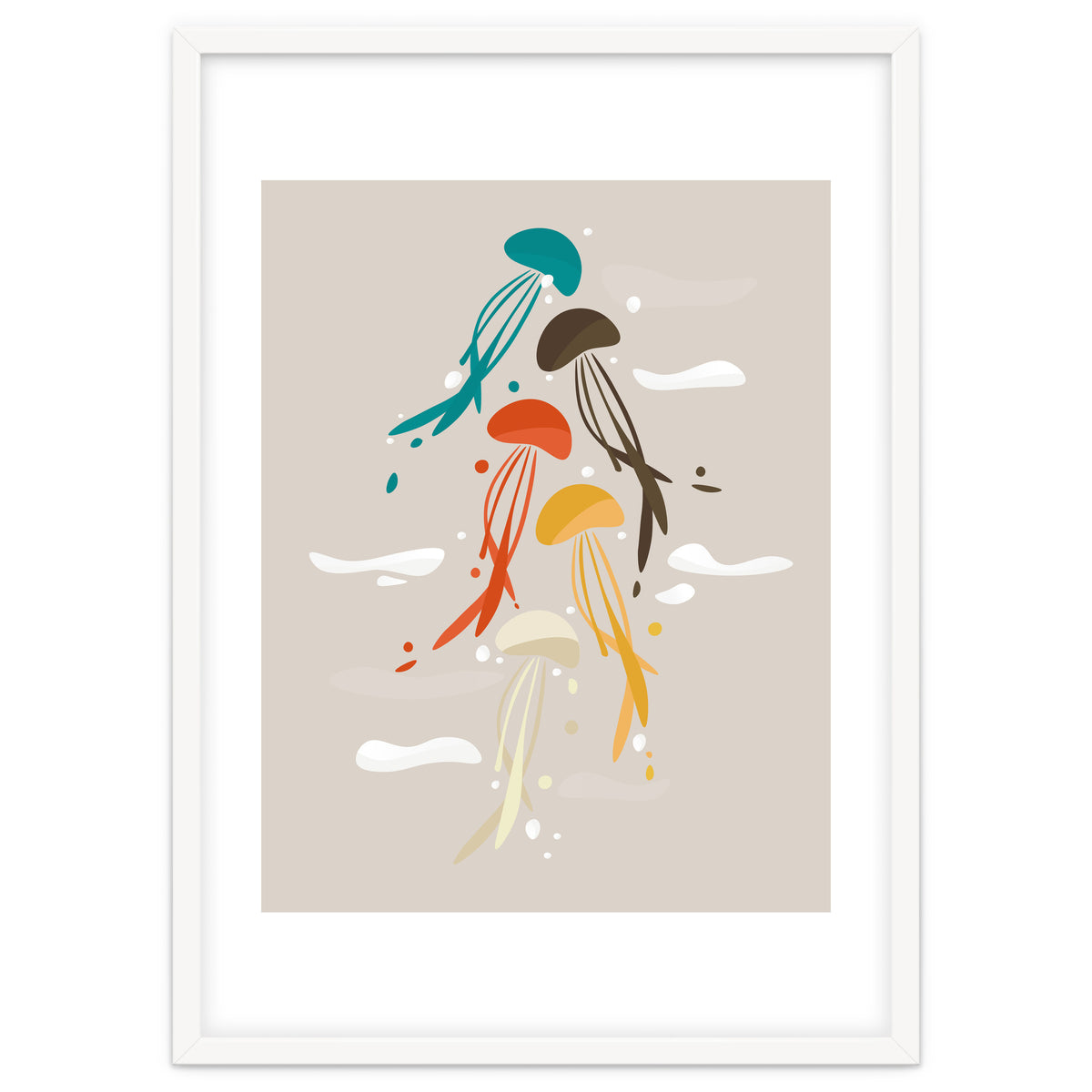 Jellyfish ascend the sky