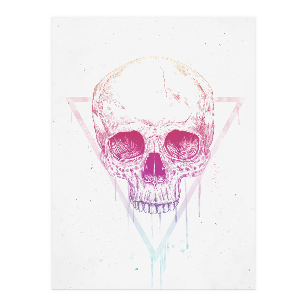 Skull In Triangle (Print Only)