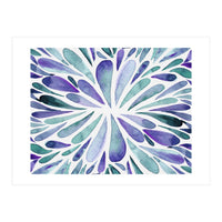 Retro abstract floral (Print Only)