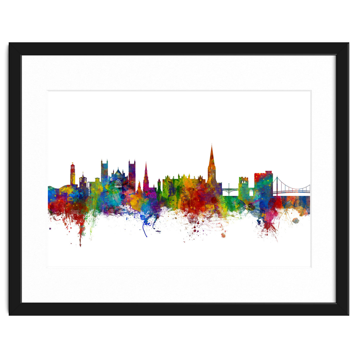 Exeter England Skyline