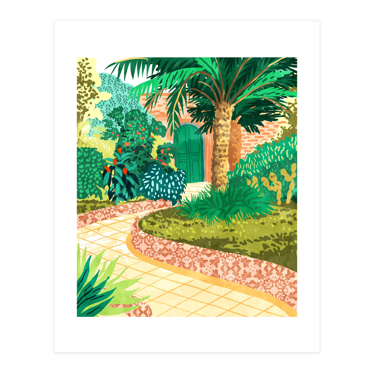 The House With The Green Door (Print Only)