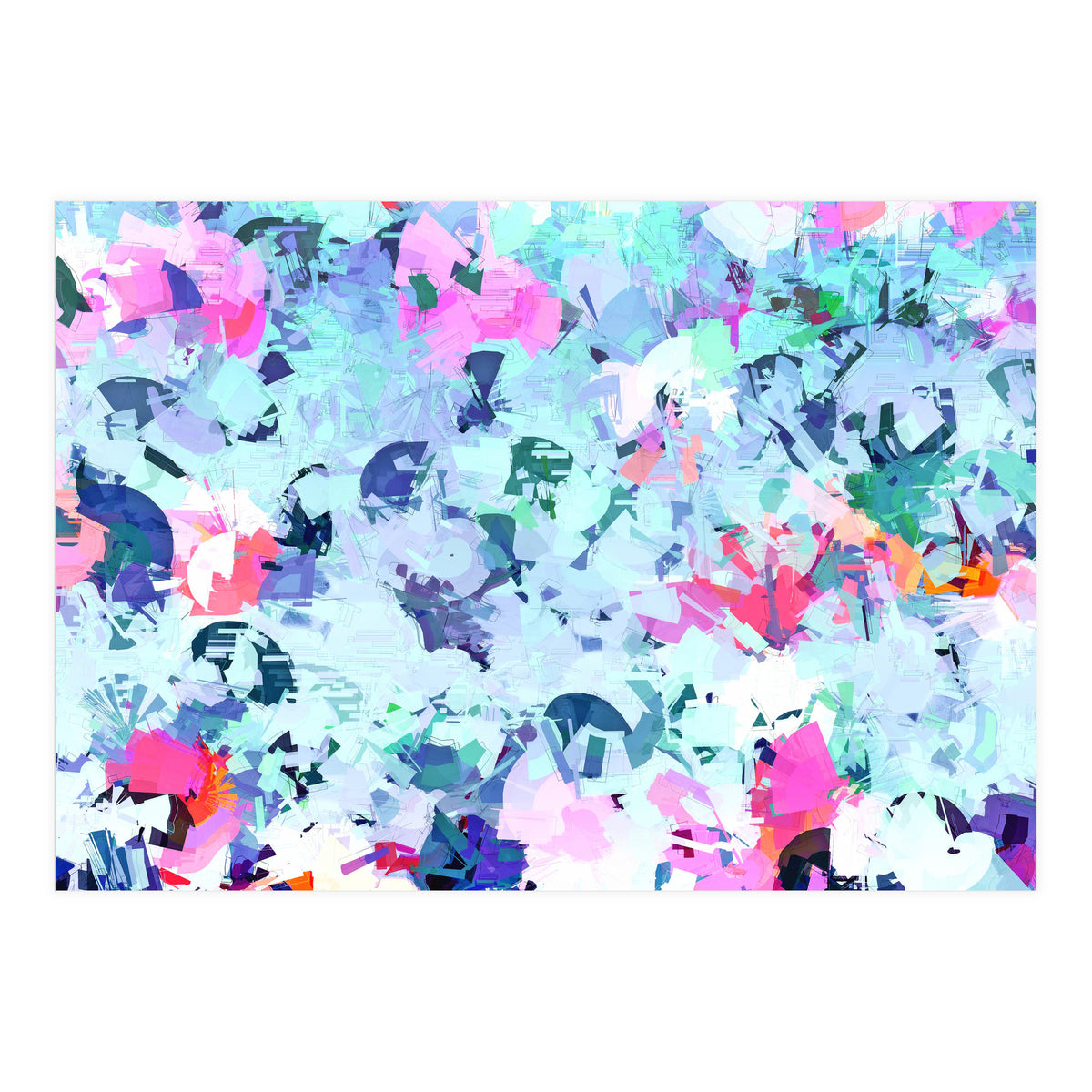 Modern City Abstract (Print Only)