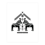 Swedish Dala Horse Folk Pattern (Print Only) thumbnail