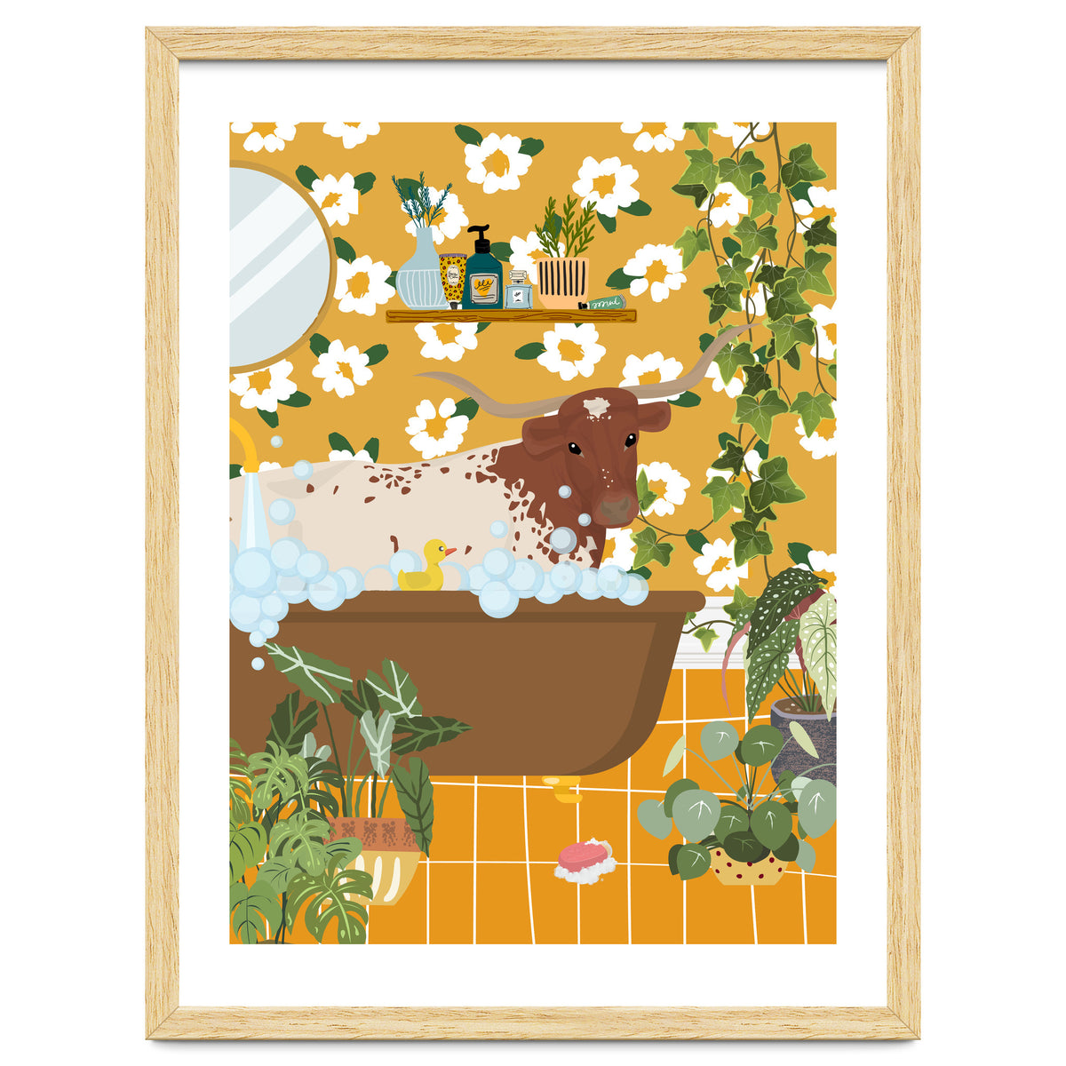 Texas Longhorn in My Bathtub