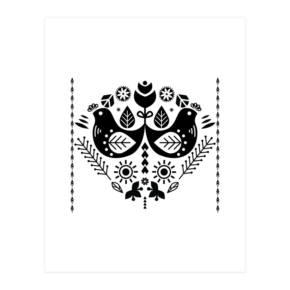 Scandi Folk Pattern (Print Only)