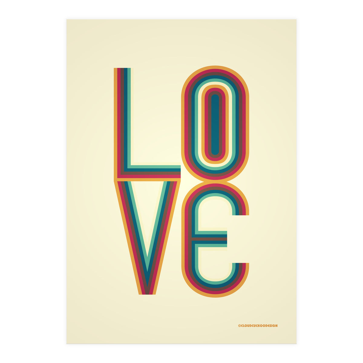 1970s Retro Love (Print Only)