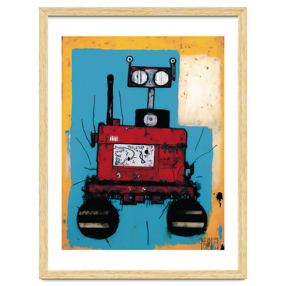 Robot Expressionist Painting
